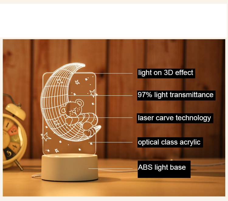 MINI Lámpara 3D Diferentes modelos